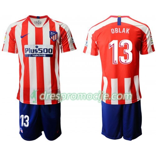 Atlético Madrid Dres OBLAK 13 Dječji Domaći 2019/20 Kratkih Rukava Atlético Madrid Dres OBLAK 13 Dječji Domaći 2019/20 Kratkih Rukava